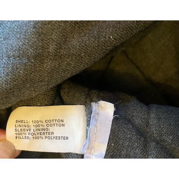 Vintage Y2K Gap Jacket Corduroy Quilted Contrast Collar Full Zip Brown Mens XL - Picture 10 of 10